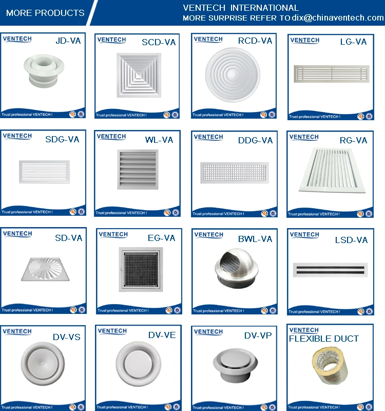 HVAC Systems Exhaust Air Aluminum Circle Air Vent ceiling Round Air Difffuser