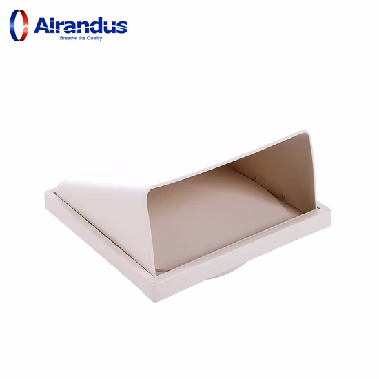 Atacado preço de fábrica ao ar livre quadrado plástico ar condicionado saída de ar à prova d'água para sistema HVAC