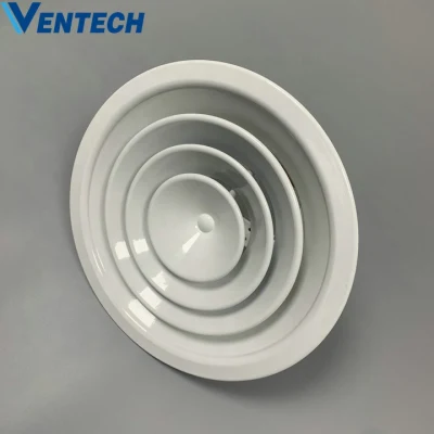 Fábrica da China Ventech Redondo Fornecimento de Ar de Fornecimento de Ar Difusor Exaustor de Ventilação Circular de Ar